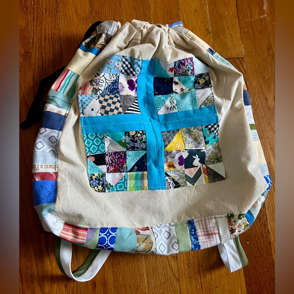 Convertible Tote Bag/backpack Drawstring Closure